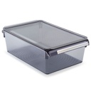 RANGEMENT REFREGIRATEUR AVEC COUVERCLE COULEUR MAT 25X20X10 CM 
