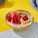 PRESENTOIR DECO 12 CM AVEC PIED MODELE OR 