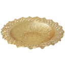 PLATEAU DE FRUIT 25 CM PLASTIQUE MODELE OR 