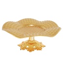 PRESENTOIR DECO PLASTIQUE 12X5 CM MIX OR / TRANSPARENT