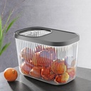 RANGEMENT ALIMENT SEC 10 LITRES MIX GRIS/BLANC/BEIGE
