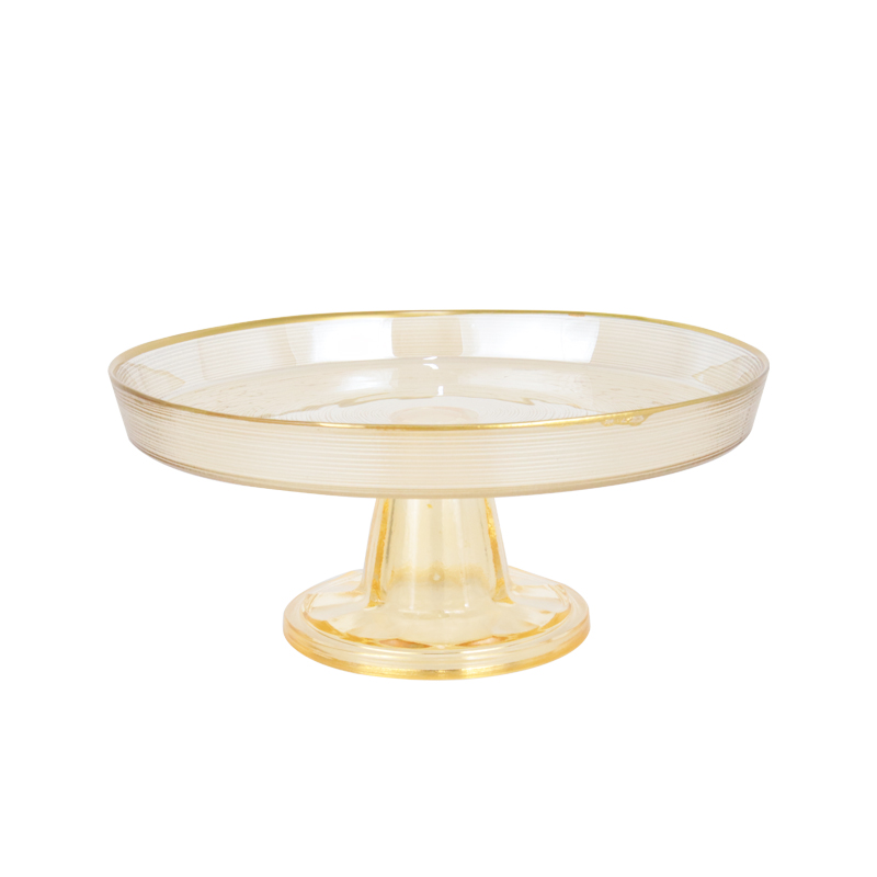PRESENTOIR VERRE AVEC PIEDS EN VERRE 21 CM 