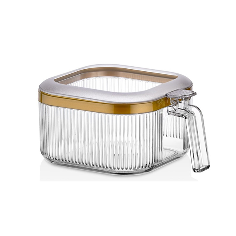 RANGEMENT ALIMENT DESIGN AVEC POIGNEE 1.1 LITRES TRANSPARENT