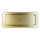 PLATEAU DECO PLASTIQUE 39X17 CM MODELE OR 