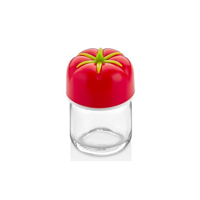 SALIERE VERRE 40 CC DESIGN TOMATE