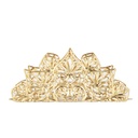 PORTE PAPIER METAL 16X7X3 CM MODELE OR 