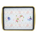 PLATEAU DECO PLASTIQUE 37X27 CM NOIR