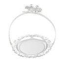 MINI PRESENTOIR METAL DECO 10X11 CM MODELE ARGENT