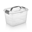 BOITE ALIMENTAIRE AVEC POIGNEE 8,5 LITRES TRANSPARENT
