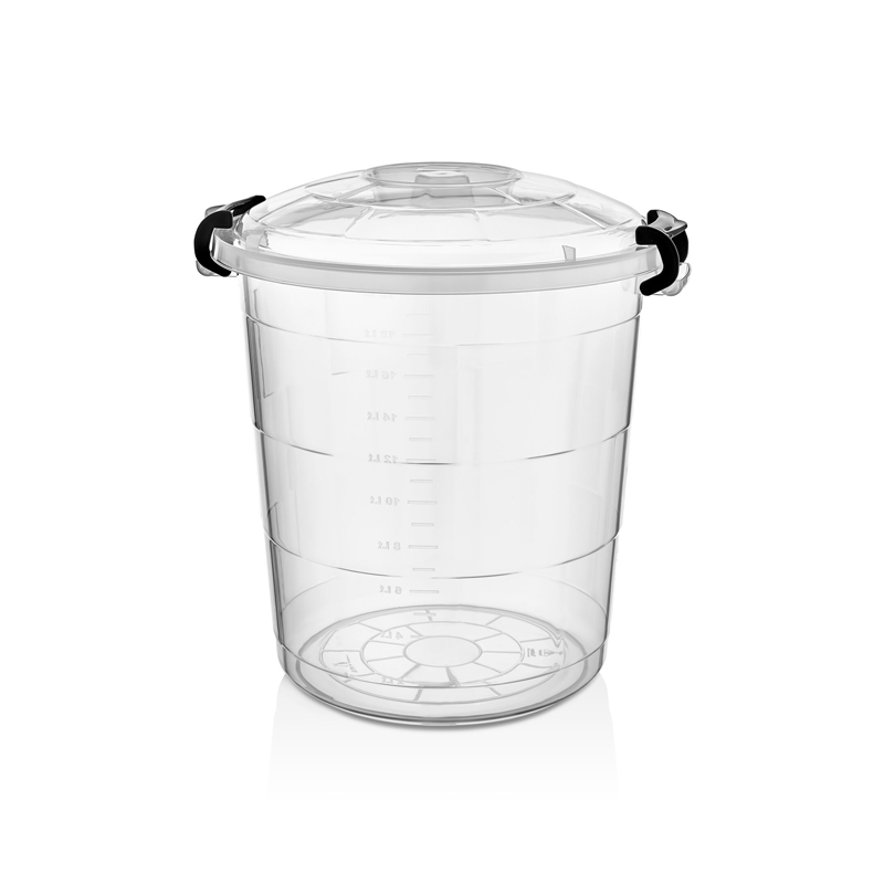 BOITE ALIMENTAIRE TRANSPARENTE AVEC FERMETURE 12 LITRES TRANSPARENT
