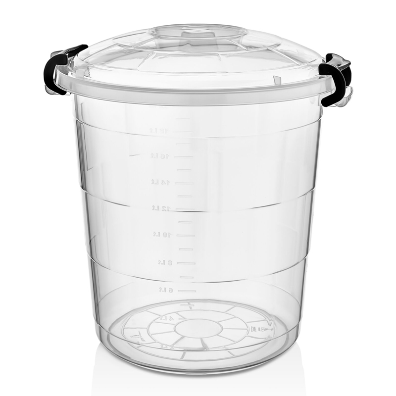 BOITE ALIMENTAIRE TRANSPARENTE AVEC FERMETURE 22 LITRES TRANSPARENT