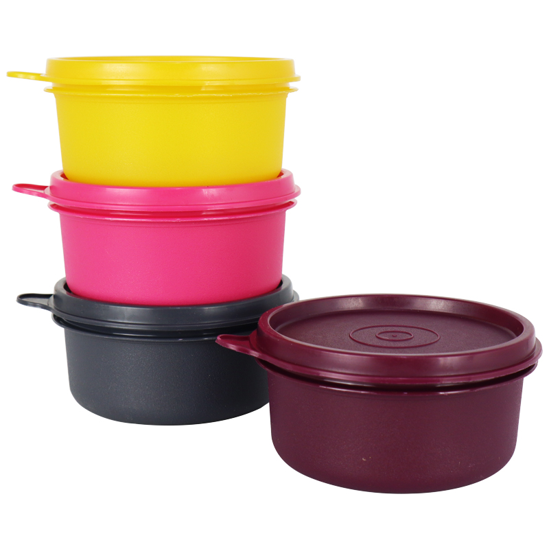 BOITE MINI 280 CC PLASTIQUE MIX VIOLET/GRIS/ROSE/JAUNE