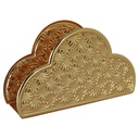 PORTE PAPIER DECO METAL 13X8 CM MODELE OR 