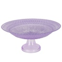 PLATEAU DE PRESENTATION DECO AVEC PIED EN VERRE 33X10 CM