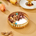 MINI PLATEAU DECO METAL 10 CM MODELE OR 