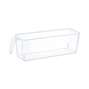 RANGEMENT REFREGIRATEUR AVEC POIGNEE 34X10X10 CM TRANSPARENT