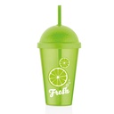 BOUTEILLE AVEC PAILLE PLASTIQUE 450 ML 