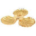 PRESENTOIR DECO METAL 3 COMPARTIMENTS 8X7 / 18X8 CM MODELE OR