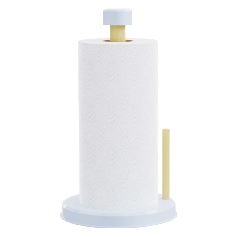 PORTE PAPIER EN BOIS 30X16 COULEUR BLANC