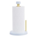 PORTE PAPIER EN BOIS 30X16 COULEUR BLANC