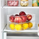 RANGEMENT REFREGIRATEUR 25X17X7 CM TRANSPARENT