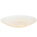 BOL FRUIT DECO EN VERRE 40 CM  TRANSPARENT AMBRE