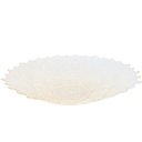 BOL FRUIT DECO EN VERRE 30 CM  TRANSPARENT AMBRE