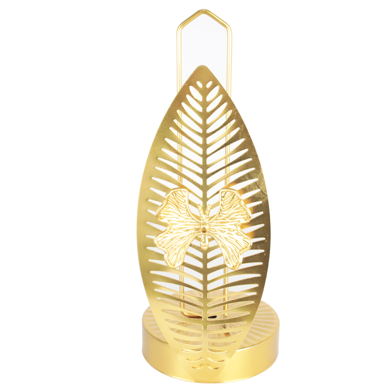 PORTE PAPIER DECO METAL MODELE OR