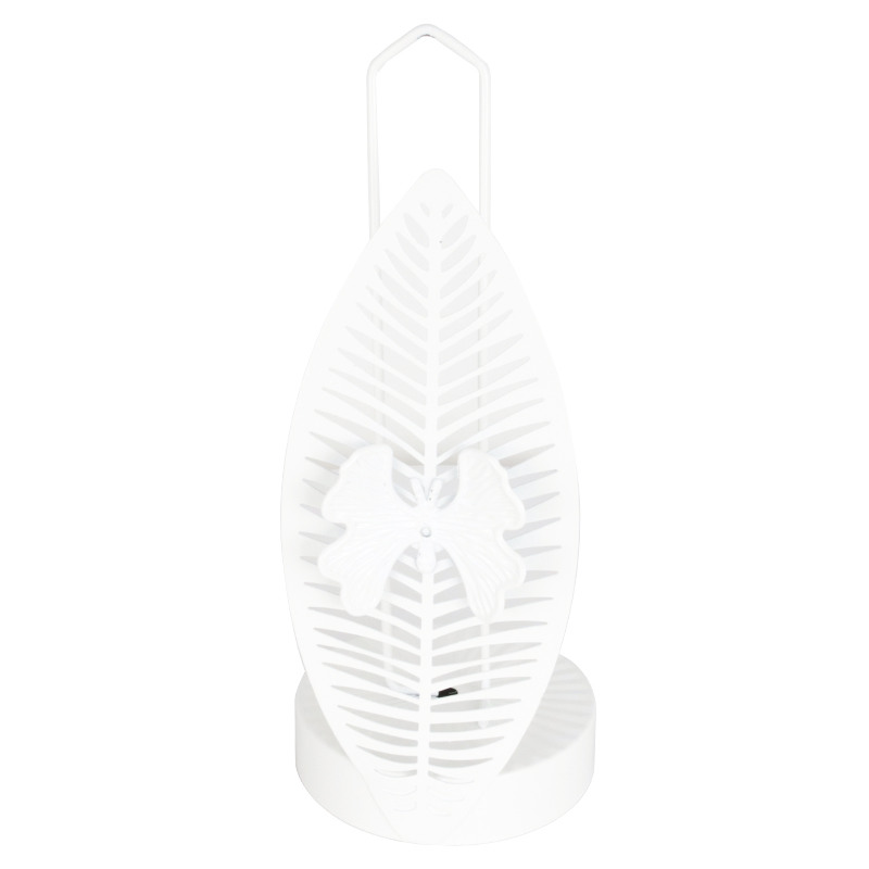 PORTE PAPIER DECO METAL COULEUR BLANC