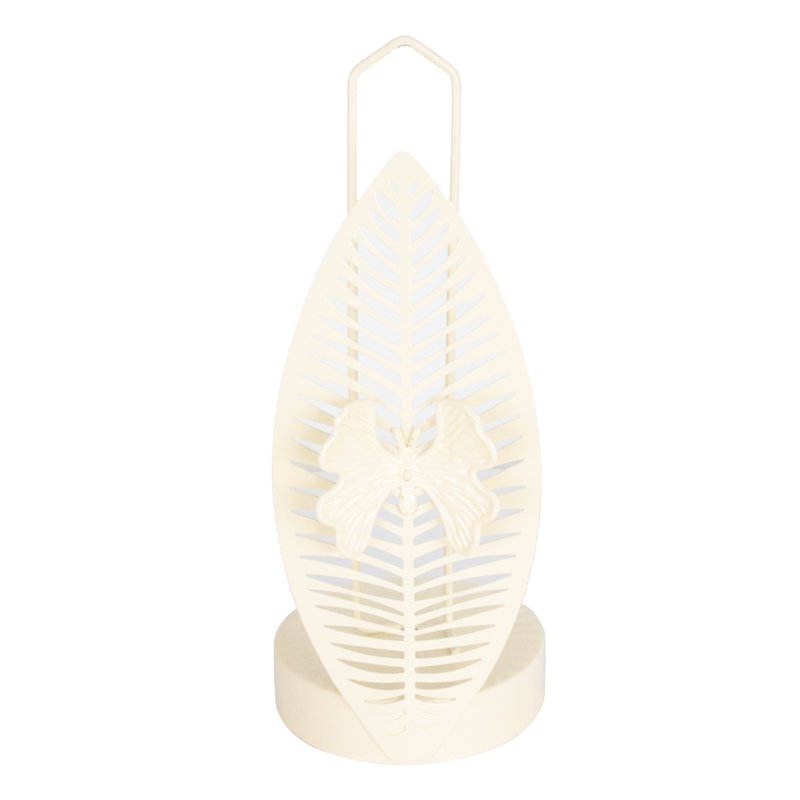 PORTE PAPIER DECO METAL COULEUR BEIGE