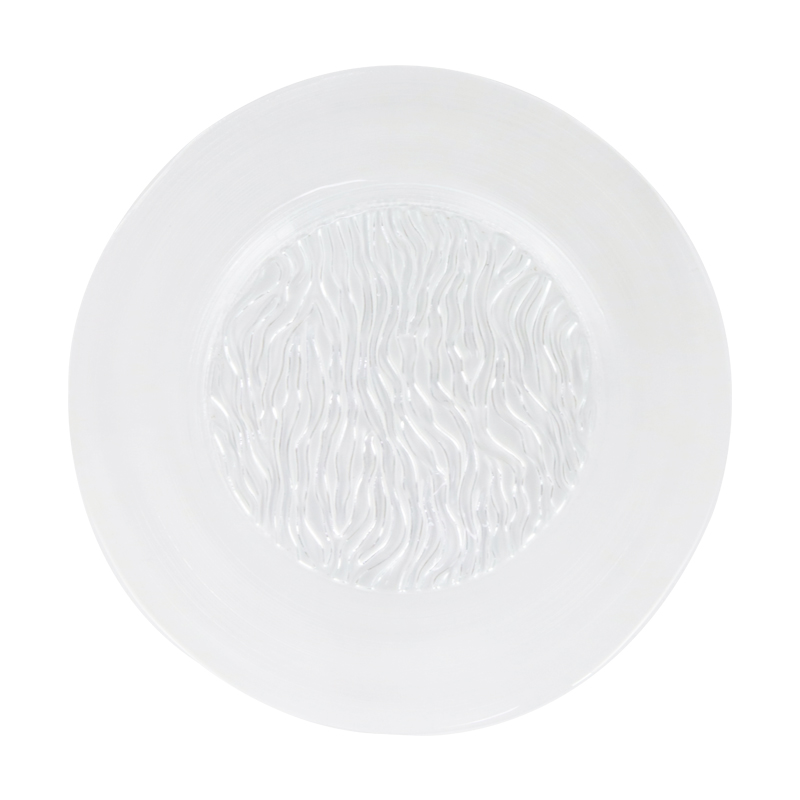 ASSIETTE EN VERRE 21 CM 