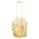 PORTE PAPIER DECO METAL MODELE OR