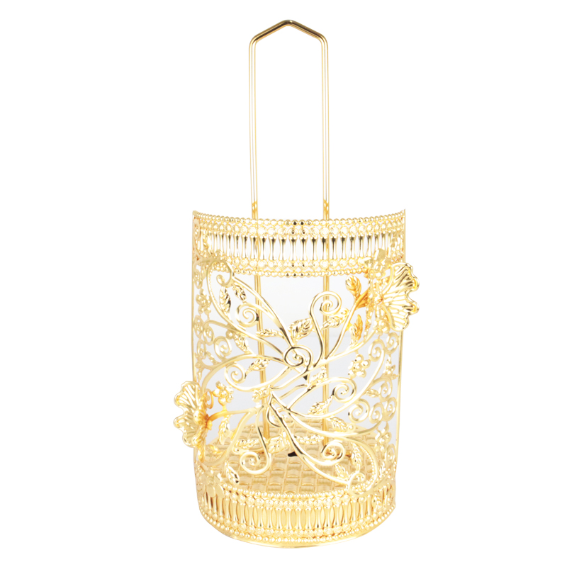 PORTE PAPIER DECO METAL MODELE OR