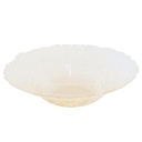 BOL FRUIT DECO EN VERRE 30 CM TRANSPARENT AMBRE 