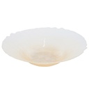 BOL FRUIT DECO EN VERRE 30 CM TRANSPARENT AMBRE 