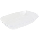 PLAT CRYSTAL PLASTIQUE TRANSPARENT 25 CM