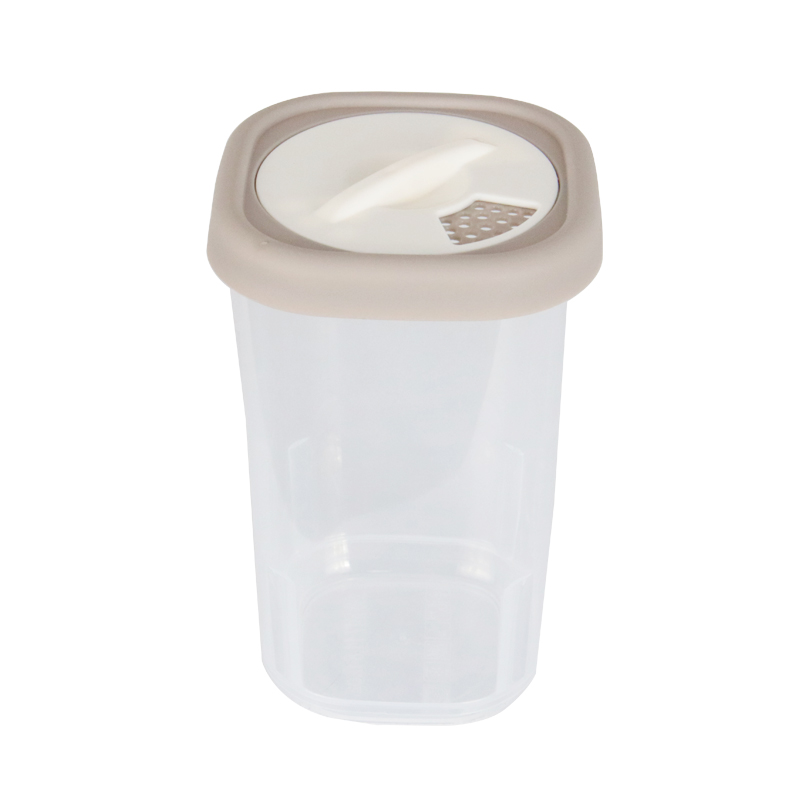 POT EPICE EN PLASTIQUE TRANSPARENT 350 CC