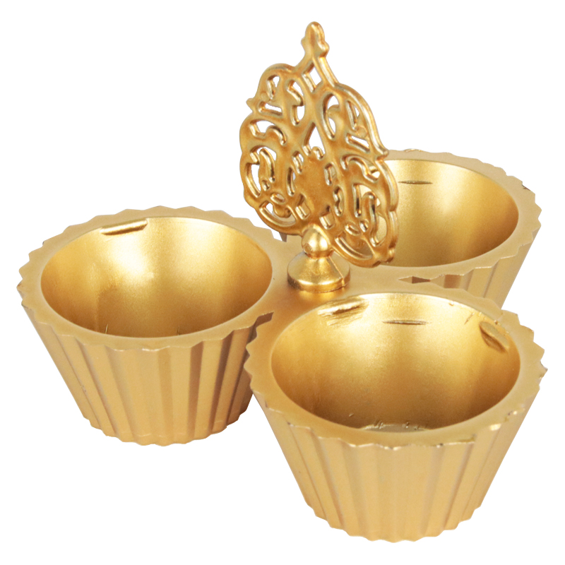 SUPPORT EPICE 3 COMPARTIMENTS 11X7 CM MODELE OR