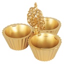 SUPPORT EPICE 3 COMPARTIMENTS 11X7 CM MODELE OR