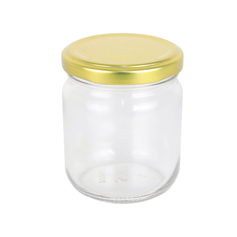 POT EN VERRE 190 CC COUVERCLE OR