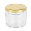 POT EN VERRE 330 CC COUVERCLE OR