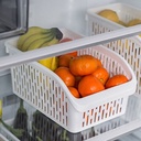 PANIER RANGEMENT XL PLASTIQUE BLANC 31X21X13 CM