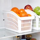 PANIER RANGEMENT PLASTIQUE BLANC 29X17X13 CM
