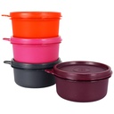 BOITE MINI 280 CC PLASTIQUE MIX VIOLET/BLEU/NOIR/ROSE