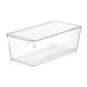 BAC REFRIGERATEUR AVEC COUVERCLE 32X15X10 CM PLASTIQUE