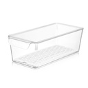 BAC REFRIGERATEUR AVEC COUVERCLE 32X15X10 CM PLASTIQUE
