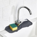 ORGANIZER EVIER SILICONE COULEUR GRIS 37X14 CM