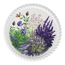 PLATEAU DECO PLASTIQUE 45 CM COULEUR BLANC DESIGN MIX