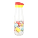 BOUTEILLE EN VERRE ENFANT 720 CC COULEUR JAUNE/ROUGE