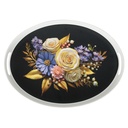 PLATEAU DECO PLASTIQUE OVAL 41X31X4 CM COULEUR BLANC DESIGN MIX